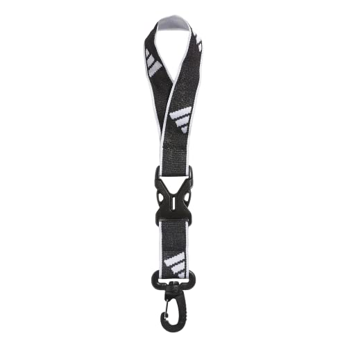 Image of adidas Unisex Adult Lanyard for Keys, ID Badge Holder, Keychain with Breakaway Buckle