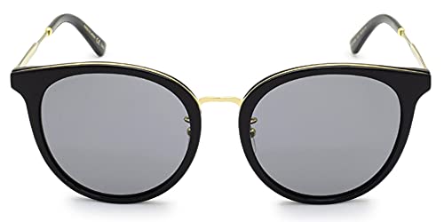 Gucci Gg 0204Sk 001 Black Plastic Fashion Sunglasses Grey Lens, 56-20-150 #TOP1