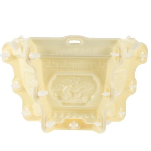 Moule hexagonal pot de fleurs plastique COHEALI pour artisanat poterie maison