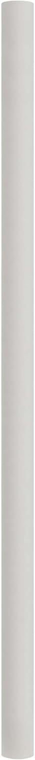 Solus 7-Foot Direct Burial Lamp Post – Outdoor Aluminum Light Pole – Fits Standard 3" Post Top Fixtures – Black, Bronze, or White, Made in USA, No Sensor, No Outlet (White, Single)