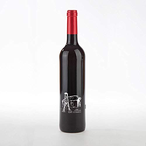 Edition Wattenmeer, Motiv: Glockenturm-Baltrum, Garnacha aus Spanien in Gravur-Flasche, INKLUSIVE geschmackvoller Geschenkverpackung