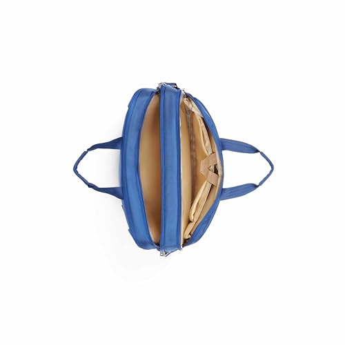 Image of American Tourister Luxe Biz | 16 Ltrs | 2 Compartments | Detachable & Adjustable Strap | Medium Briefcase | 1 Year International Warranty | Blue