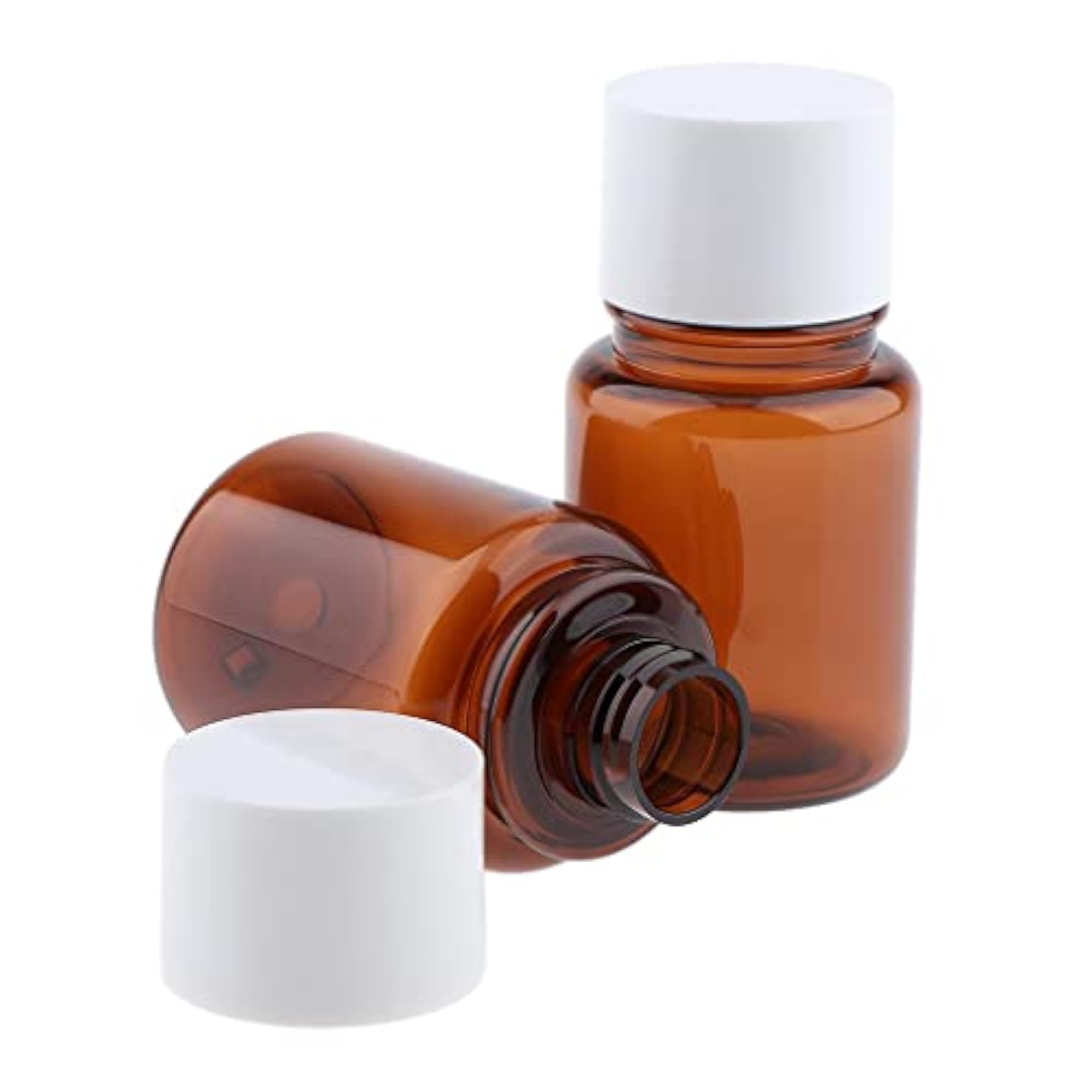 2Pcs Empty PET Makeup Lotion Toner Bottles