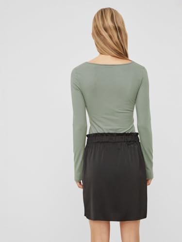 VERO MODA Damen VMMAXI My LS Soft Long U-Neck GA 2P, Desert Sage/Balsam Green, XL – Ansicht 3