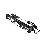 Barnett Archery Whitetail Hunter Crossbow, with 4x32mm Multi-Reticle Scope, 2 Arrows, Lightweight Quiver, 400XTR Without Crank Device, Mossy Oak Bottomland, One Size (BAR78168)