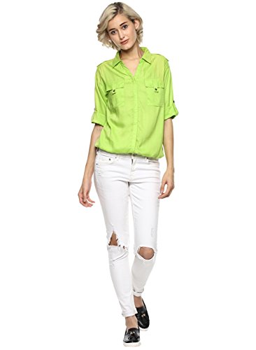 Image of Harpa Crepe Shirt (GR3081-BLACK)