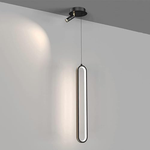 Lampe suspendue de chevet à longue ligne LED luminaire décoration maison