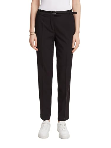 ESPRIT Collection Business Classico Pantaloni, Nero, 44 Donna