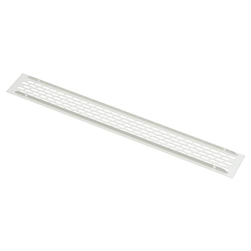 sossai® Aluminum - Air Ventilation Grille Cover - Alucratis (2 Pieces), 48 x 6 cm - 2 Stück - Image 2