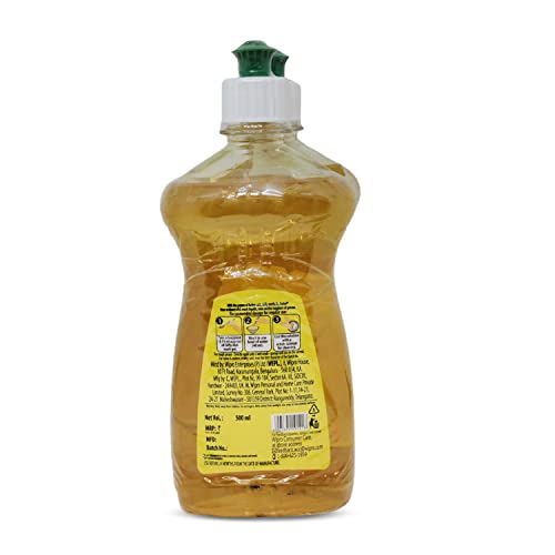 Image of Giffy Dish Wash Gel - Lemon and Active Salt, 500ml Bottle