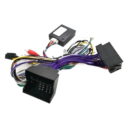 VFENSE Adaptador de Radio Canbus Hiworld for Peugeot 407 (2004-2011), función de CD, arnés de cableado, Cable de alimentación Android de 16 Pines.