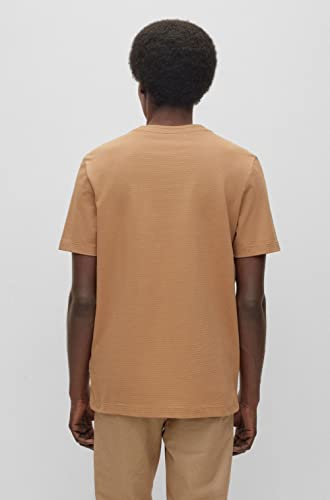 T shirt en coton mélangé à la structure jacquard effet bulle - vue 6