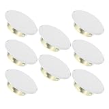 Cabilock 8pcs Concealed Flat Cover Fire Sprinkler Plate Cover for Ceiling Sprinkler Head