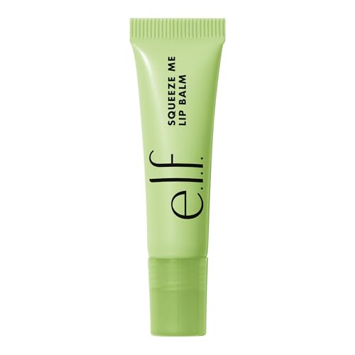 Image of e.l.f. Squeeze Me Lip Balm, Moisturising Lip Balm For A Sheer Tint Of Colour, Infused With Hyaluronic Acid, Vegan & Cruelty-free, Honeydew