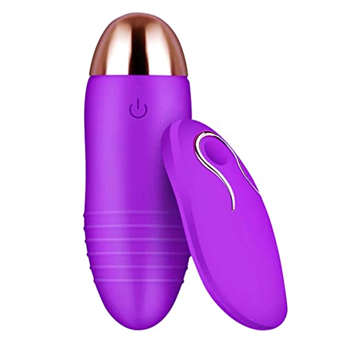 Remote Control Egg Vibrator,Surprise Bullet Vibrator 10 Speeds & Pulses Heatop Vibrators Remote Sex Toy for Couples(Purple)