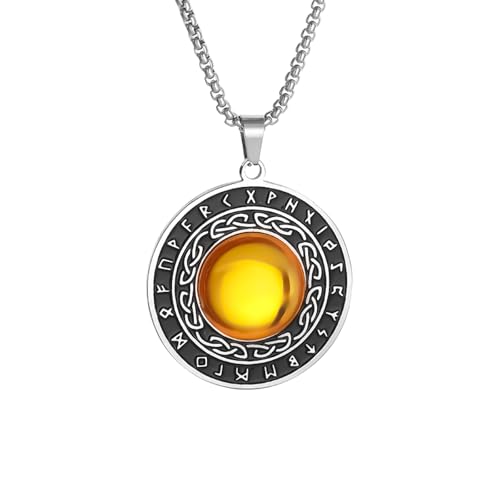 Colliers personnalisés vikings avec amulette irlandaise et nœud celtique