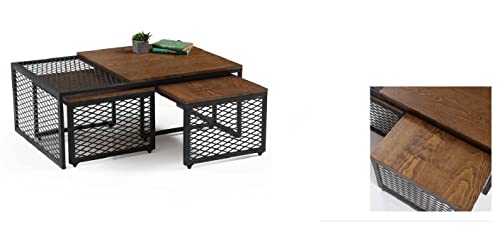 COUCHTISCH MODERN,Beistelltisch,Moderner Couchtisch,Beistelltisch,Runder Couchtisch,Sofatisch,einfache Montage (Vegas) Cover