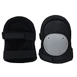 TILER Knee Pads for Work, Anti-Slip Collision Avoidance Kneepads for Men and Women with Comfortable Gel Cushion, Double Straps and Adjustable Clips for Construction, Gardening, Flooring 8129B-1