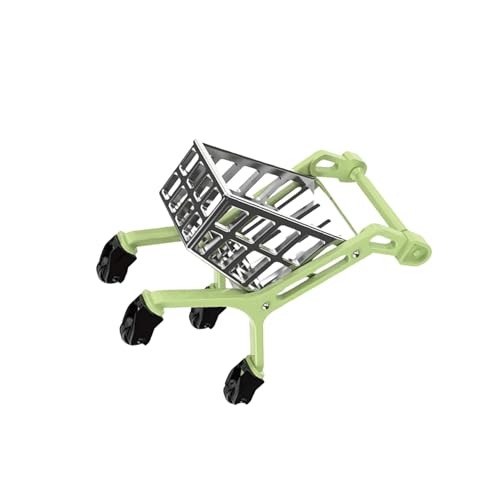 ICDKOYK Accesorios para muñecas con Carrito de supermercado Que fomentan el Juego de simulación y desarrollan la imaginación en Casas muñecas para niños. Juguete Almacenamiento con Carrito en