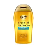 Ogx Renewing + Hydrating & Shine Argan Oil of Morocco Penetrating Hair Oil For Dry & Heat Styled Hair 100mL|Moisturize,revive & create softness &strength