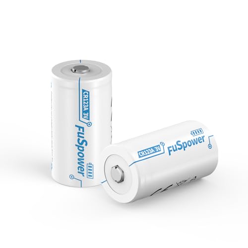 Fuspower CR123A Batteries CR17345 3V 1500mAh Lithium Battery CR17335 DL123A CR123 Batteries for