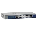 NETGEAR 24 Port Gigabit Ethernet Switch (GS524) | Unmanaged Network Switch | Ethernet Hub | Desktop, Wall or Rackmount