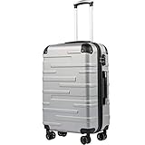 CONÇUE POUR DURER : Nouvelle fermeture éclaire résistante et nouvelles roues testées et approuvées. De plus, les coques de nos valises sont conçues à 100% en ABS premium moulé et sont renforcées offrant un niveau de résistance supérieur en cas de pression ou de choc, vos effets personnels sont préservés.