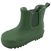 BEARPAW Toddler and Kids' Rain Boots with Faux-Fur Lining Waterproof Rubber Chelsea Boot for Boys & Girls
