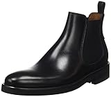Lederstiefel Lottusse Herren L6607_104456 Chelsea Boot, Schwarz, 40 EU