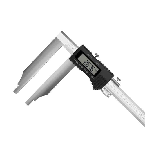 Calibrador digital de mordaza larga de amplio rango 0-600 mm/24 pulgadas, herramienta de medición de diámetro interior/exterior de acero inoxidable con pantalla LCD, calibrador electrónico vernier e