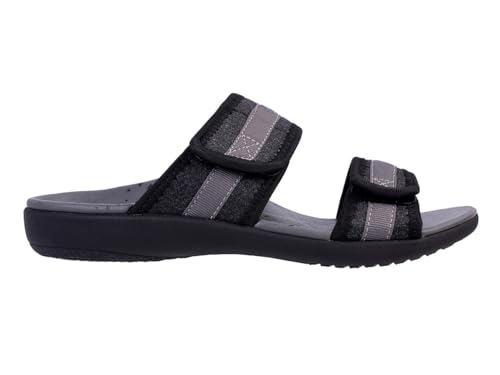 Sandale glissante Spenco pour moments de détente estivale en noir 41.5