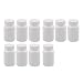 uxcell 10Pcs 200ml Grade Plastic Bottle Healthy Product Bottle White