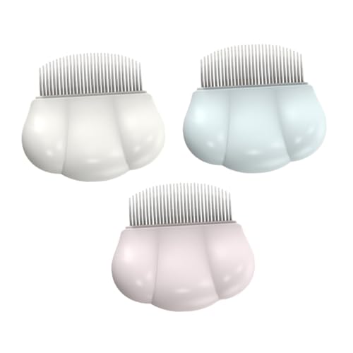 3pcs Cat Comb Dog Shedding Tool Hair Remover Comb Dog Washing Brush Hair Brush Cleaner Tool Cat Brush Cat Matted Remover Self- Cleaning Slicker Brush Pet Comb Pet Supplies Massage