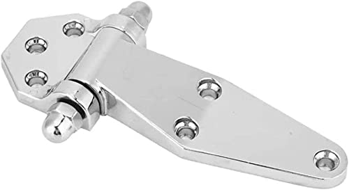 Door Hinges,Stainless Steel Folding Butt Hinges, Door Hinge Cast Zinc Alloy Hinge Industrial Box Refrigerator Oven Heavy Duty Hinge 270 Degree Rotation