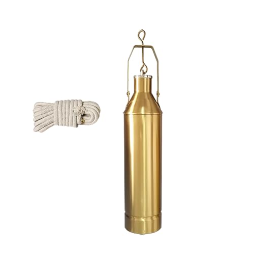 Portable Oil Sampling Tool, Stainless Steel & Copper Fuel Tank Extractor, 500ml/1000ml Oil Collector with 16ft Rope, Efficient Oil Sample Collection Equipment