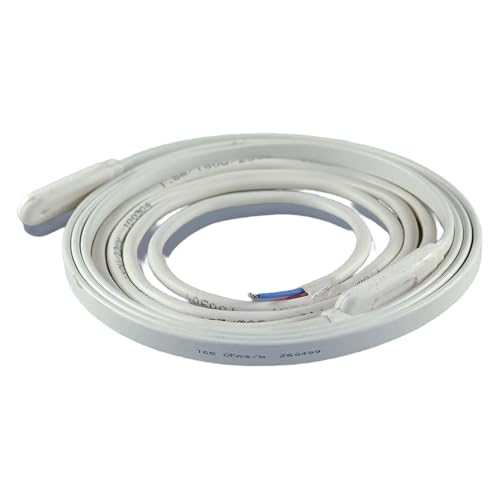 SAF Wärmetechnik KM-HT-201 Silikon Isoliertes Heizband, 2,0m Länge, 120 Watt, 230 Volt