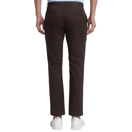 Image of Raymond Slim Fit Dark Blue Trouser for Men