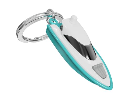 O meta[l]morphose METALMORPHOSE – Schlüsselanhänger Yacht – originelles Geschenk für Damen und Herren, mehrfarbig, one size