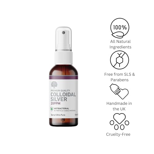 Nature's Greatest Secret Premium Quality Antibacterial 20ppm Colloidal Silver Spray 50ml - Image 3