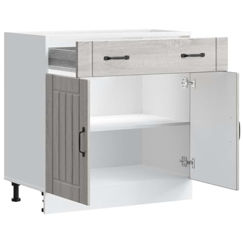 Meuble bas de cuisine 80 cm Lucca idéal pour maximiser les petits espaces - 5
