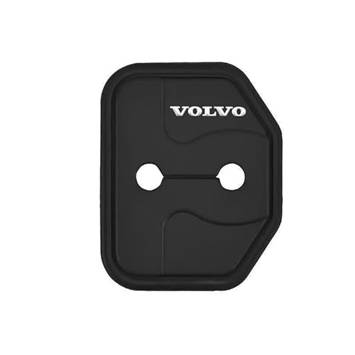 VIKTGBD 4 Pieza Auto Cubierta de Cerradura de Puerta para Volvo C70 Coupe Cabrio II 2009-2013, Auto Silicona Protector Protector Cerradura Puerta Anti-Óxido