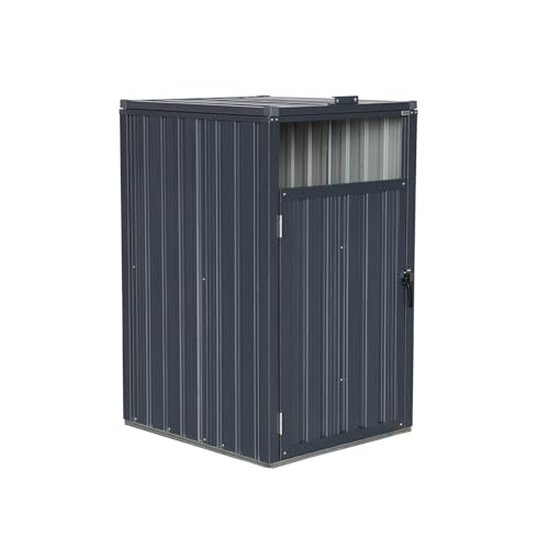 sweeek Cache Poubelle Acier L73 P82 H124 cm