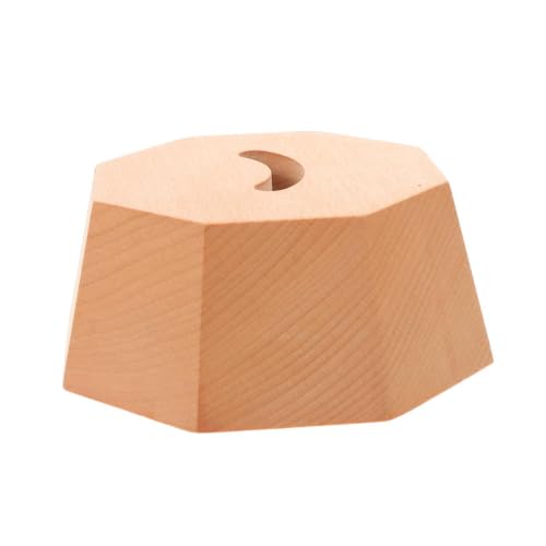Base para calzador de madera octogonal resistente para entradas de casa