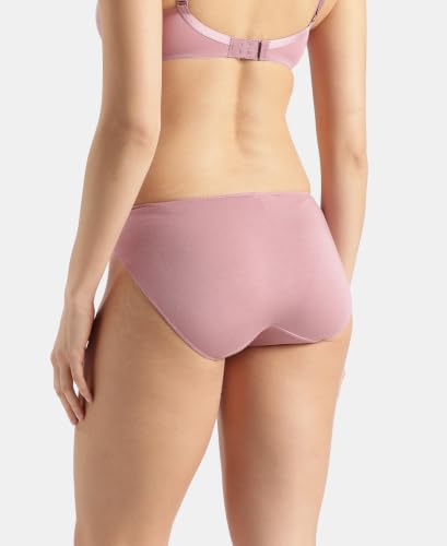 Image of Jockey 1803 Women Medium Coverage Micro Modal Elastane Stretch Bikini with Concealed Waistband and StayFresh Treatment