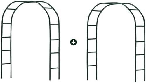 2PCS Wedding Garden Arch Stand,7.9Ft Metal Outdoor Indoor Garden Arbors