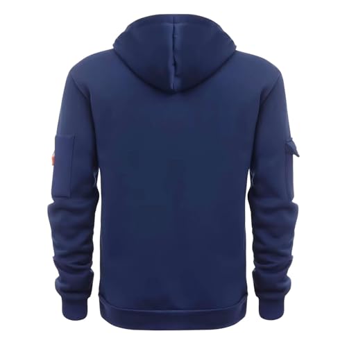 Hoodies For Men Quarter Zip Up Big And Tall Tactical Hoodie Pullovers Fall Winter Fashion Hooded Sweatshirt With Pockets3