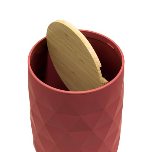 Image of Freelance Portofino Wastebin, Waste Storage Box, Dustbin, Trash Can, red