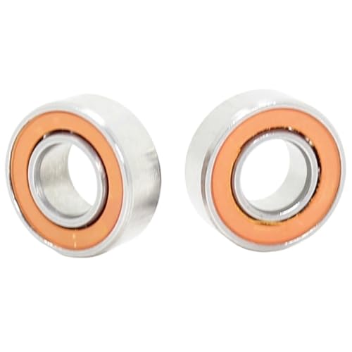 RIQVFAEUN 2�� �t�B�b�V���O���[���x�A�����O 4.762 * 7.938 * 3.175 mm SR156 2RS �X�e�����X�X�`�[�� �n�C�u���b�h �Z���~�b�N �G�A�x�A�����O SR156RS SR156 2OS CB