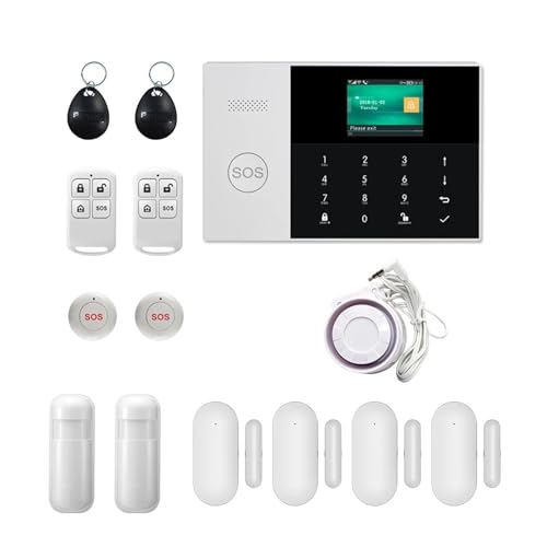 WiFi+gsm GPRS App Control Remoto Hogar/Oficina/Fábrica De Alarma De Seguridad Antirrobo Inalámbrico(GT-013-GSM-PG105-B.)