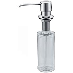 Encimera Cocina Fregadero Integrado Dispensadores de jabón Dispensador de jabón for fregadero de cocina de acero inoxidable, diseño integrado for encimera con botella grande de jabón líquido Bomba dispensadora de jabón de alta capacidad